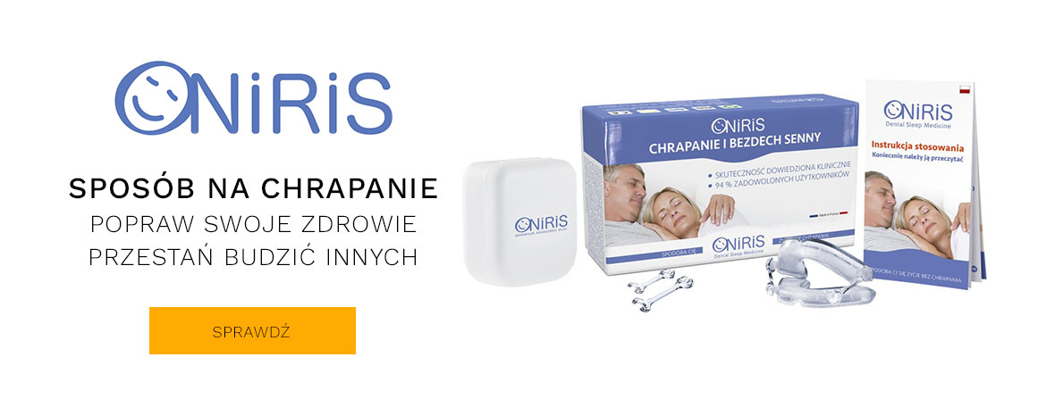 Oniris - Wkładki na chrapanie i bezdech senny